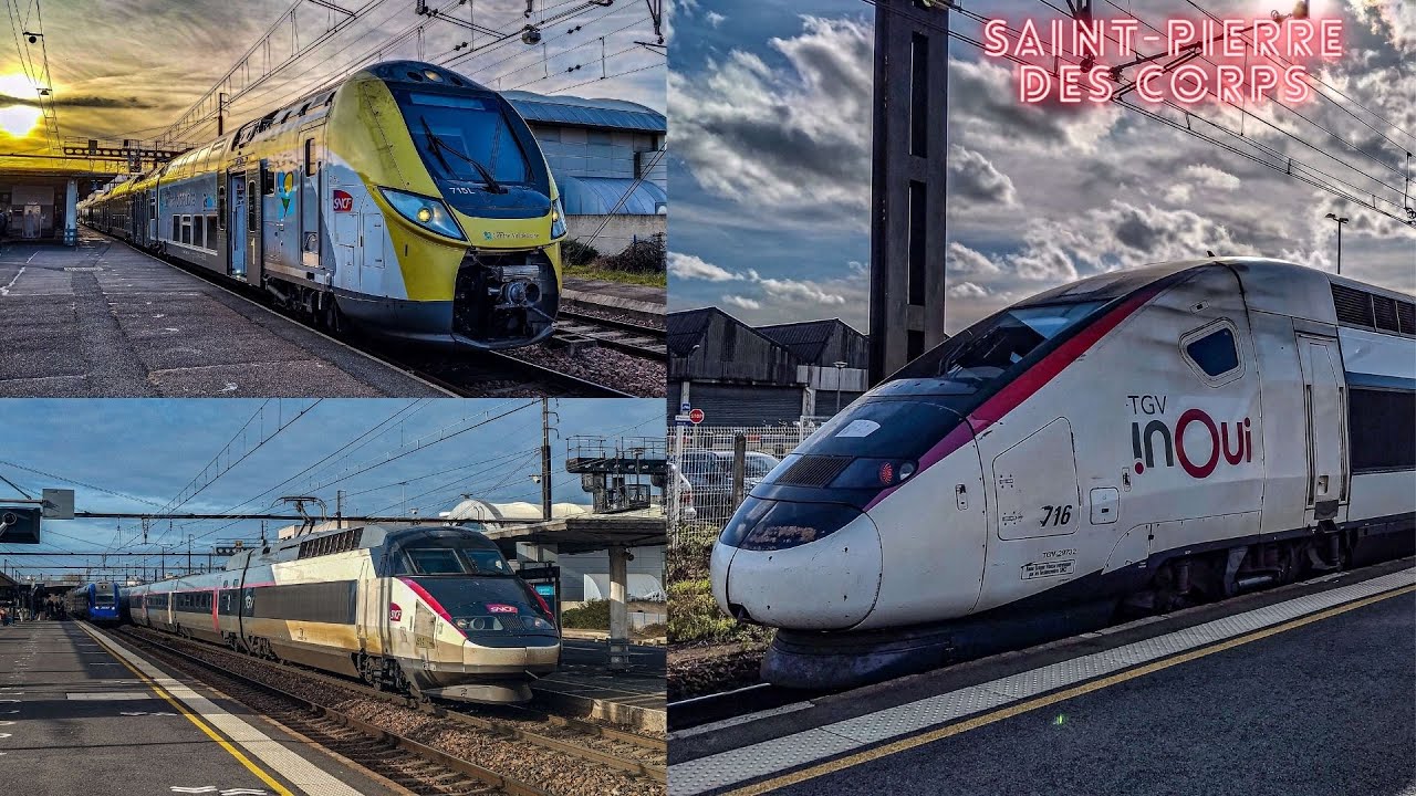 TGV, TER, INTERCITES & FRET en gare de Saint-Pierre des Corps