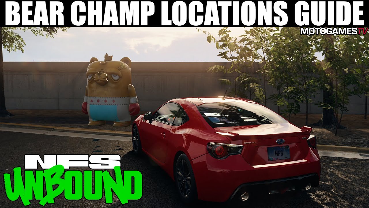 Need for Speed Unbound - All 100 Bear Champ Locations Guide