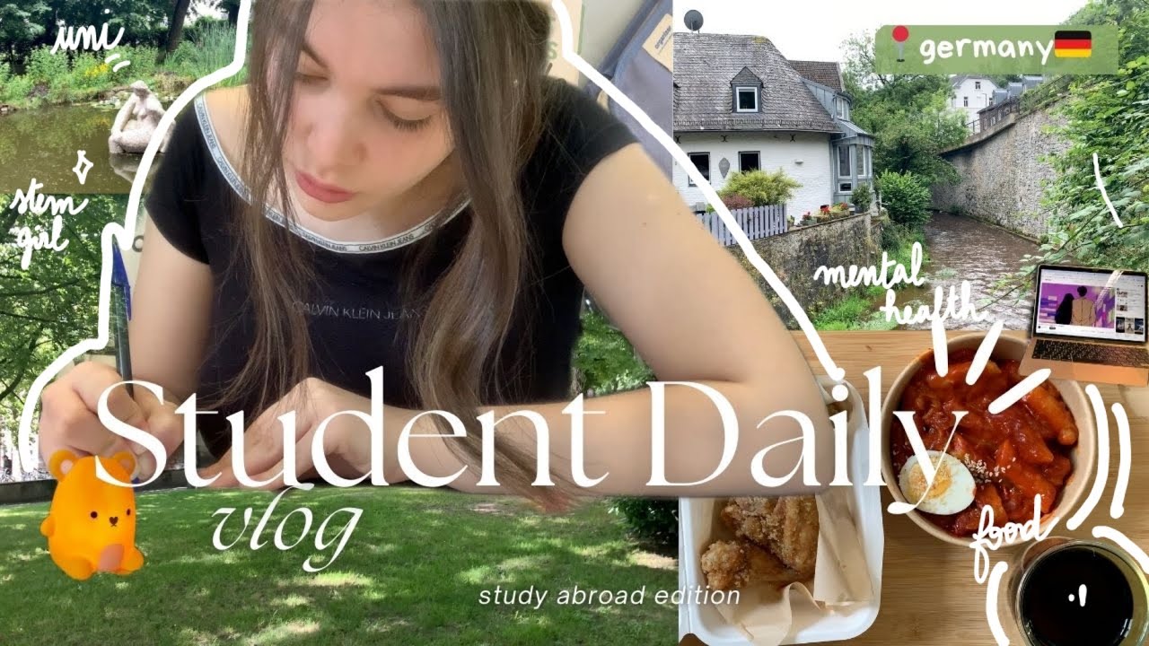 life as an international student | exam study, food, productivity, mental breakdown @rwth university