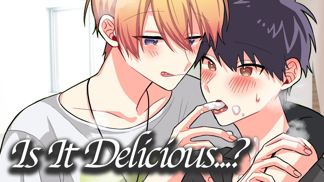 【BL Manga】"Let me eat all of it," he said, licking all the whipped cream off his boyfriend's body.