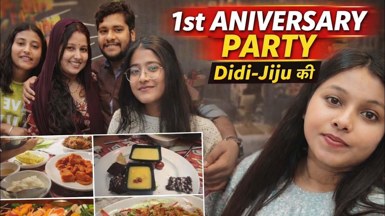 1st Marriage Anniversary Celebration Me Gaye Hum barbeque nation ❤🌸