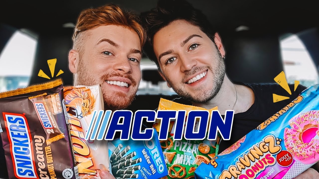 EXPERIMENTÁMOS COMIDA DA LOJA 'ACTION' PELA PRIMEIRA VEZ! *vale a pena?* 🤷🏼‍♂️