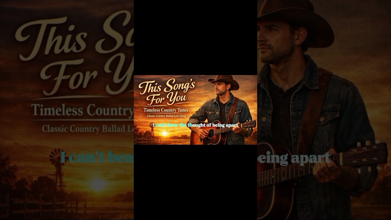 This Song's For You - Classic Country Ballad - Timeless Country Tunes