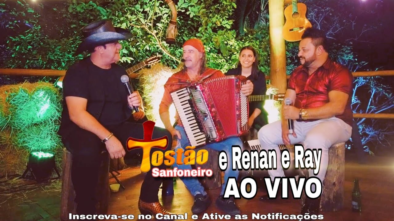 Tostão Sanfoneiro e Renan e Ray O Beijo do Adeus AO VVO