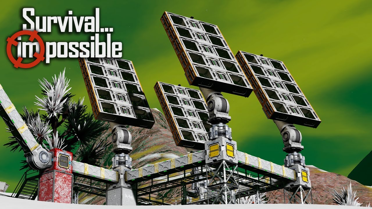 Apex comes to Survival Impossible, Solar Tracking Farm Time! - Survival Impossible #97