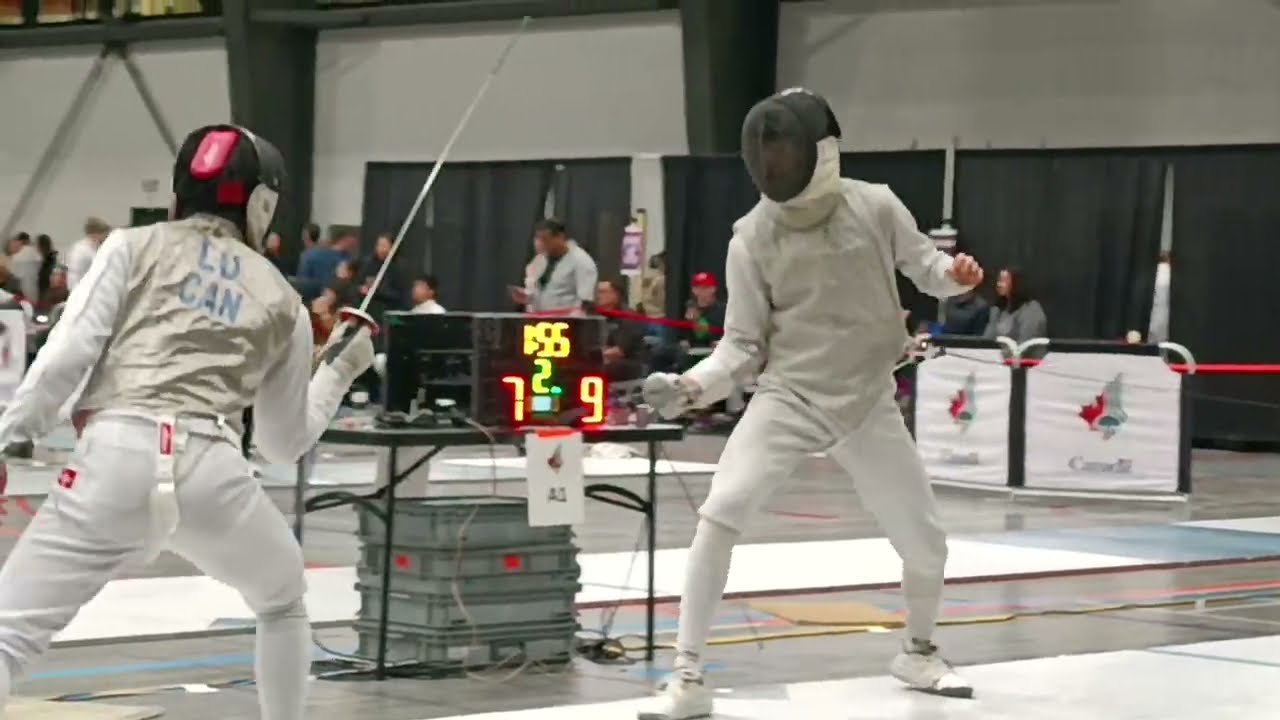 LU Kevin vs CHEUNG Hank FINAL Foil Canada Cup 3 / Cadet