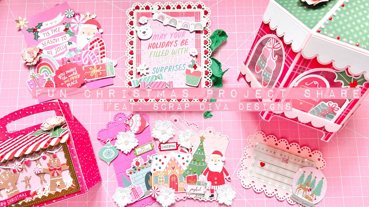 Project Share | FUN Christmas Project Share | Tags + 3D Projects | Feat. Scrap Diva | Been MIA 😩