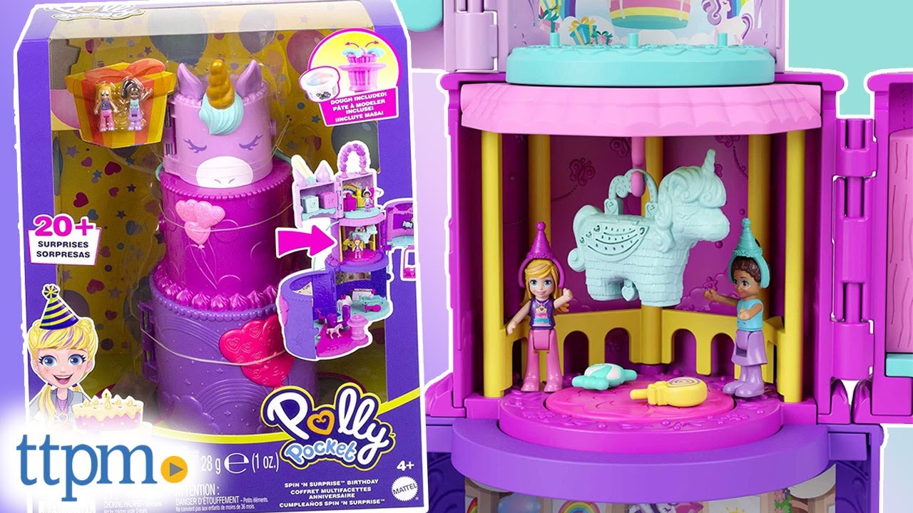 Polly Pocket Spin 'N Surprise Birthday Set from Mattel Review!