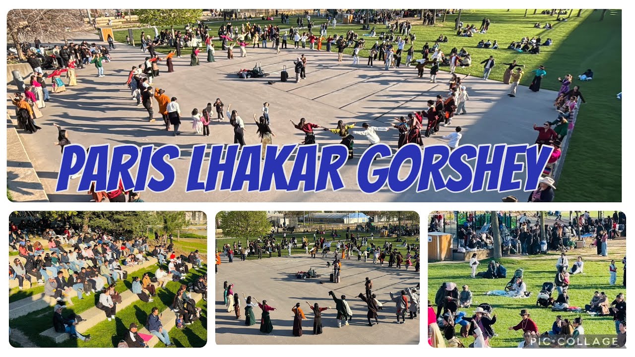 པེ་རིས་ལྷག་དཀར་སྒོར་གཞས། Paris Lhakar Gorshey  
