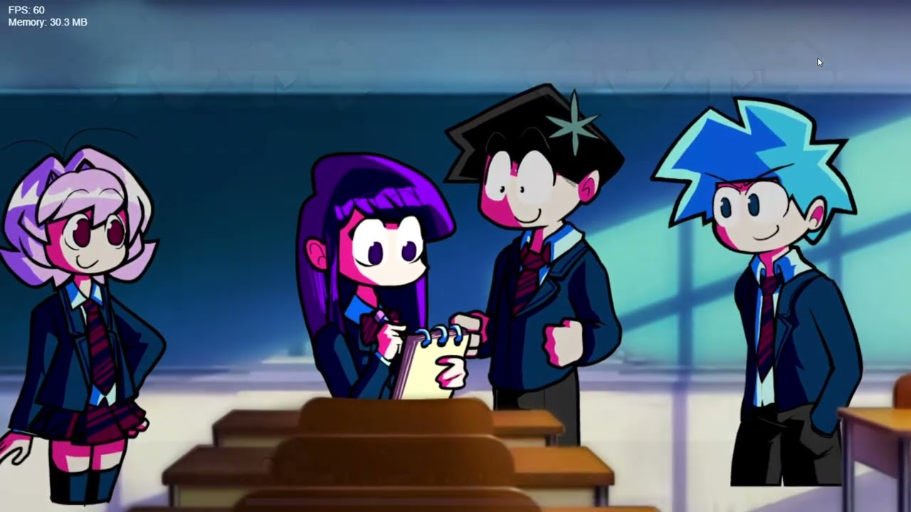 FNF vs Komi Can’t Communicate Silent Note