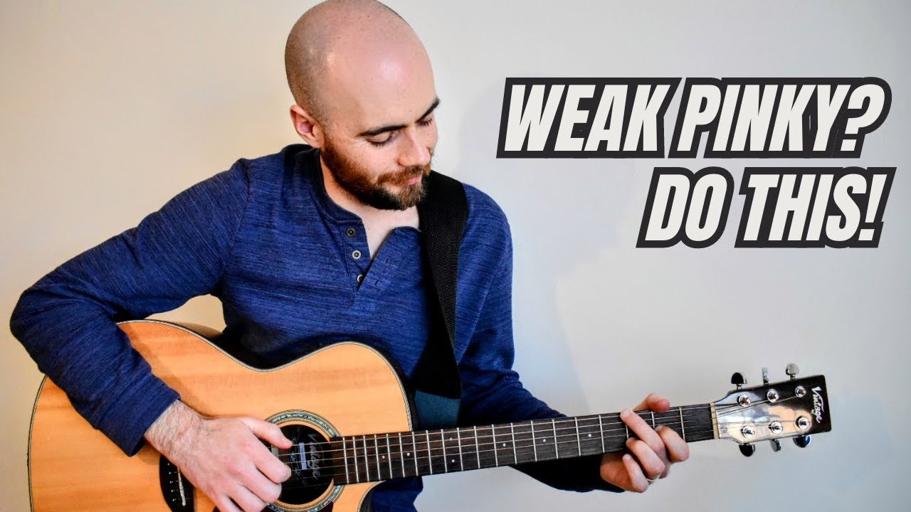 Fix Your Weak Pinky Finger - The Top Beginner Guitar Lesson