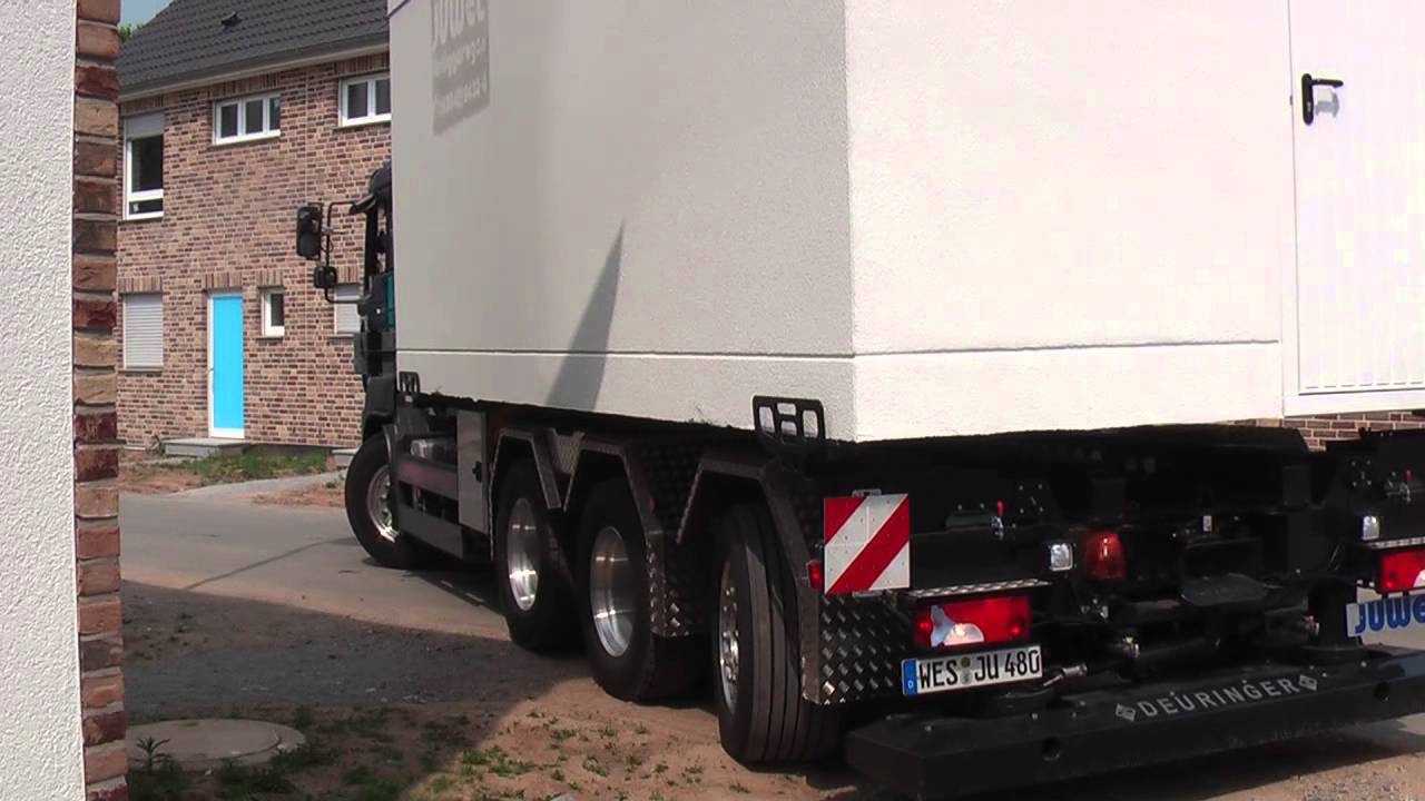 JUWEL Fertiggaragen - Aufstellung Heck