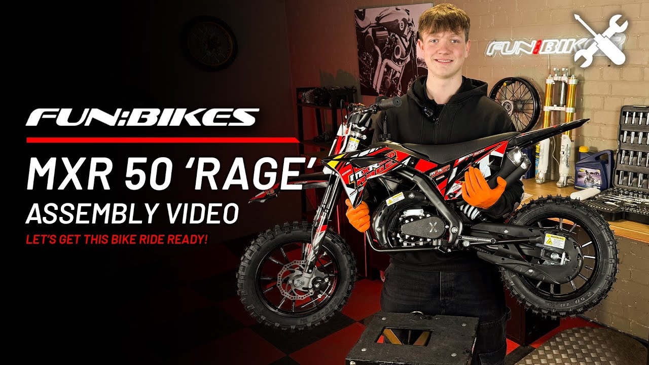 FunBikes MXR 50 Rage |  Assembly Video