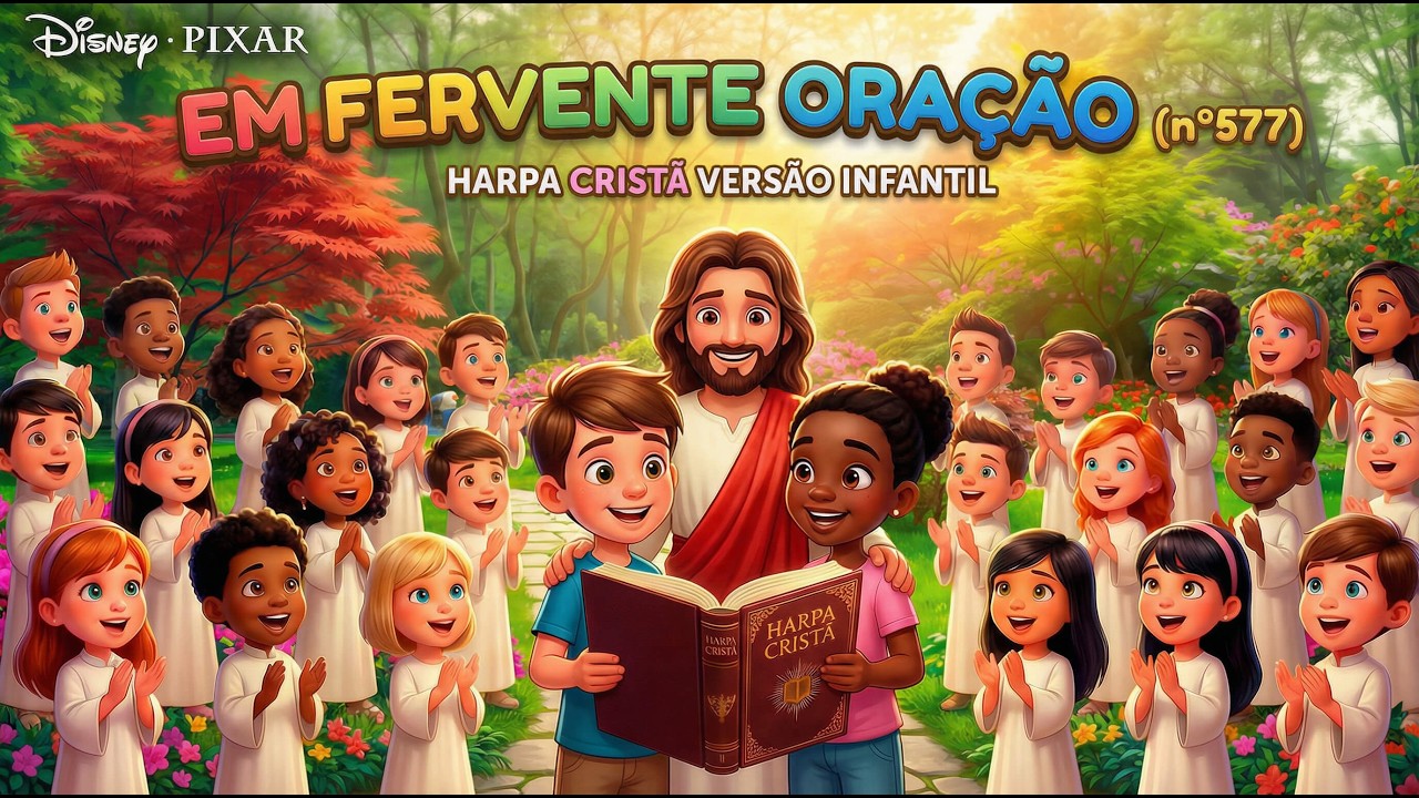 Em Fervente Oração (n°577) - HARPA CRISTÃ VERSÃO INFANTIL