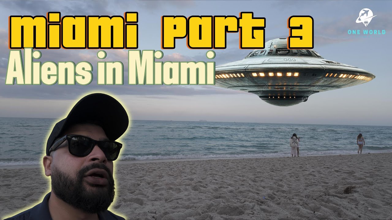 Aliens in Miami, Miami beaches , Miami Boat tours of celebrity houses| One World vlogs