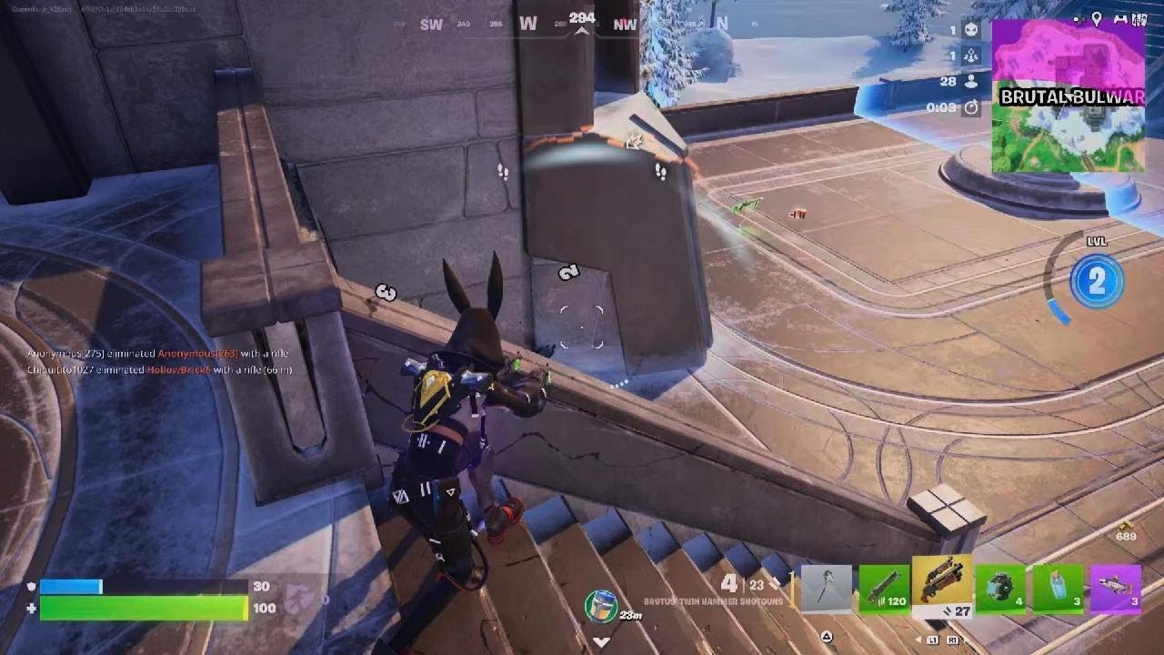 Fortnite_1/11 storm on my side🤣🤏
