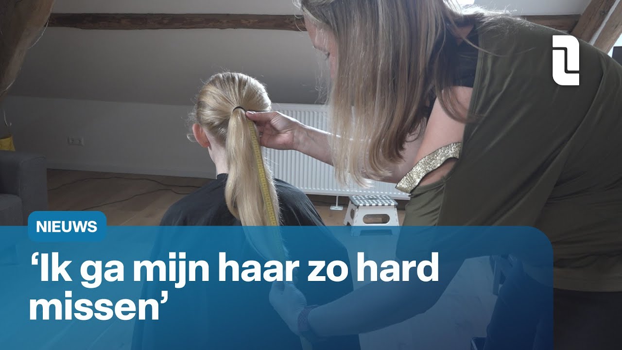 Casper spaarde drie jaar lang om zijn haar te doneren aan het goede doel 💇 | L1 Nieuws
