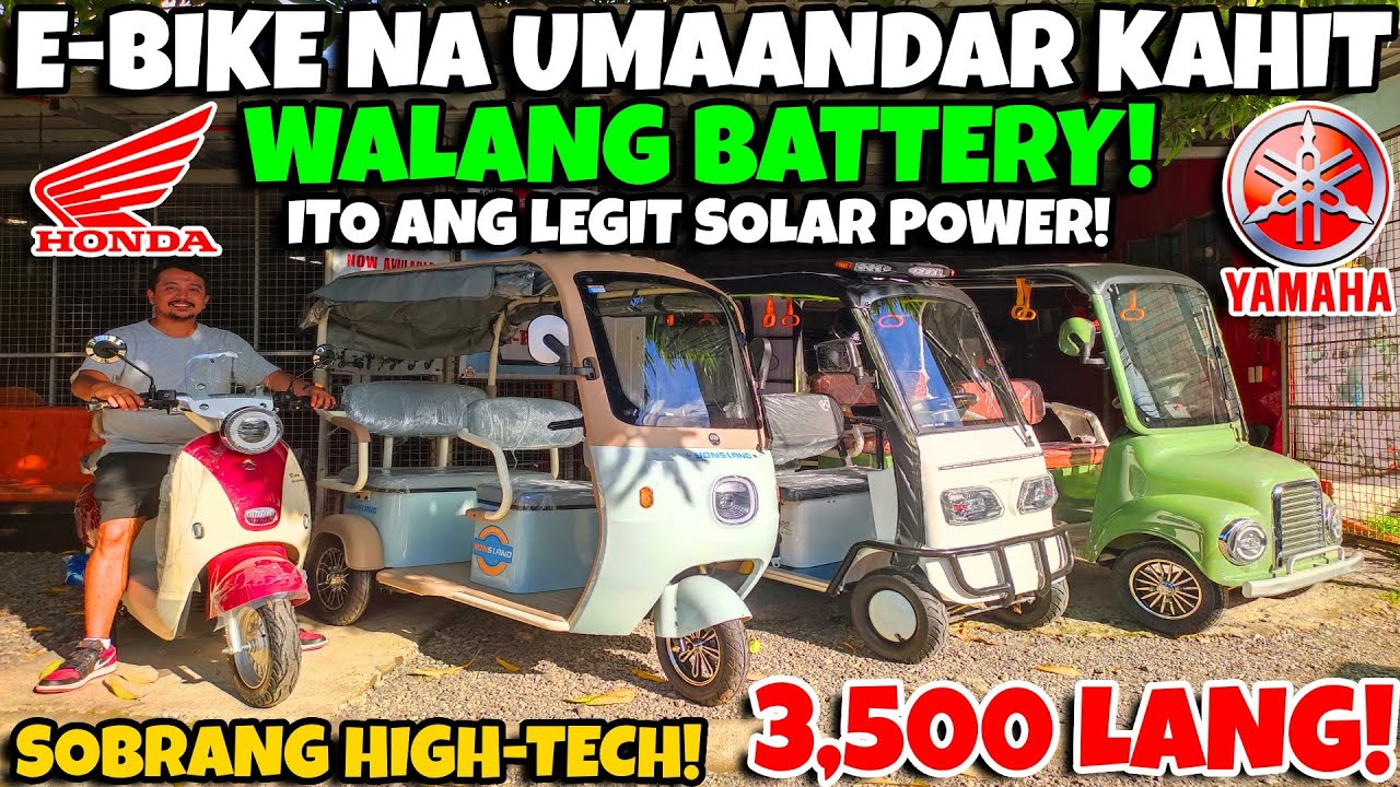 4 WHEELS E-BIKE NA UMAANDAR KAHIT WALANG BATTERY 3,500 LANG!