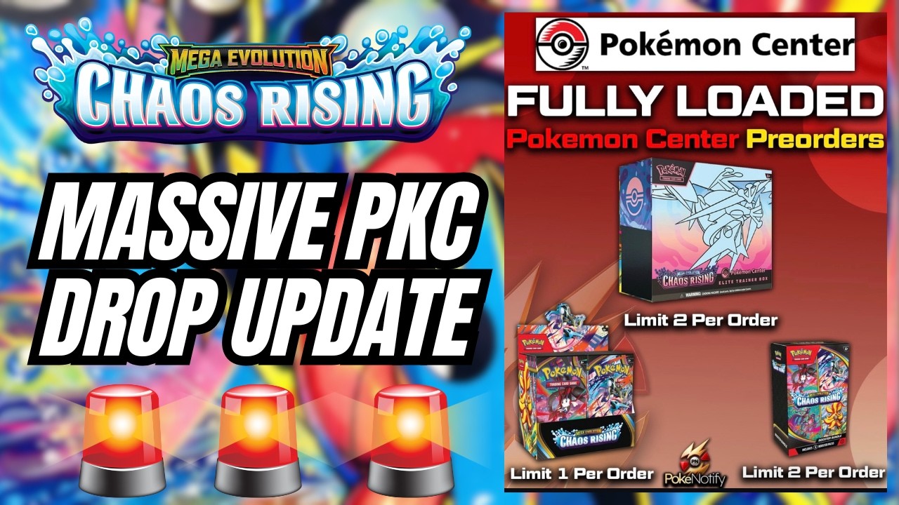 ОГРОМНОЕ ОБНОВЛЕНИЕ! Pok&eacute;mon Center НАКОНЕЦ-ТО добавил товары из Chaos Rising в административную ...