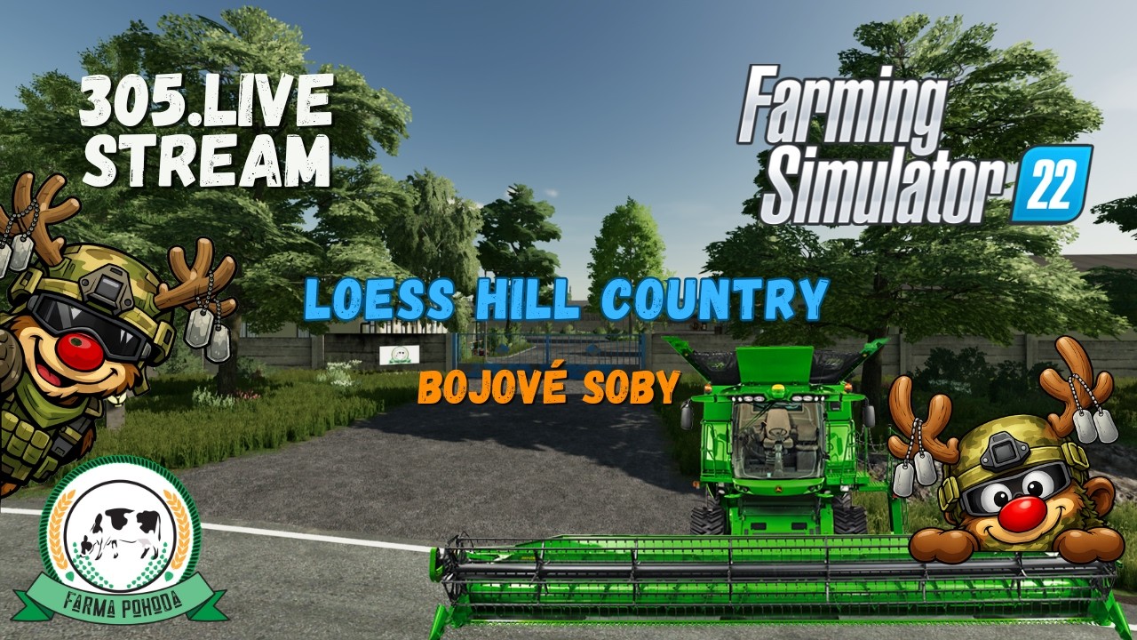 🔔305. live stream | Loess Hill country | FS22 | Farma Pohoda FS