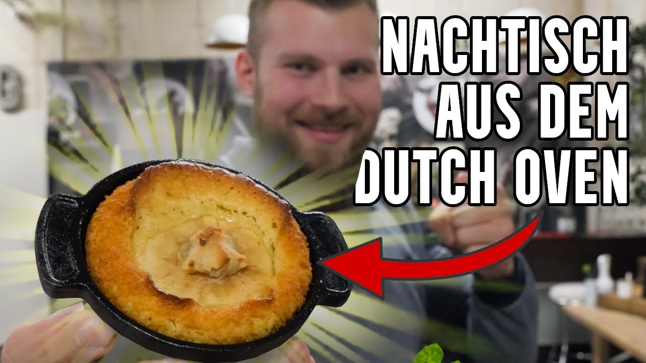 Bratapfelkuchen aus dem Dutchoven - Einfach, Schnell & Lecker!