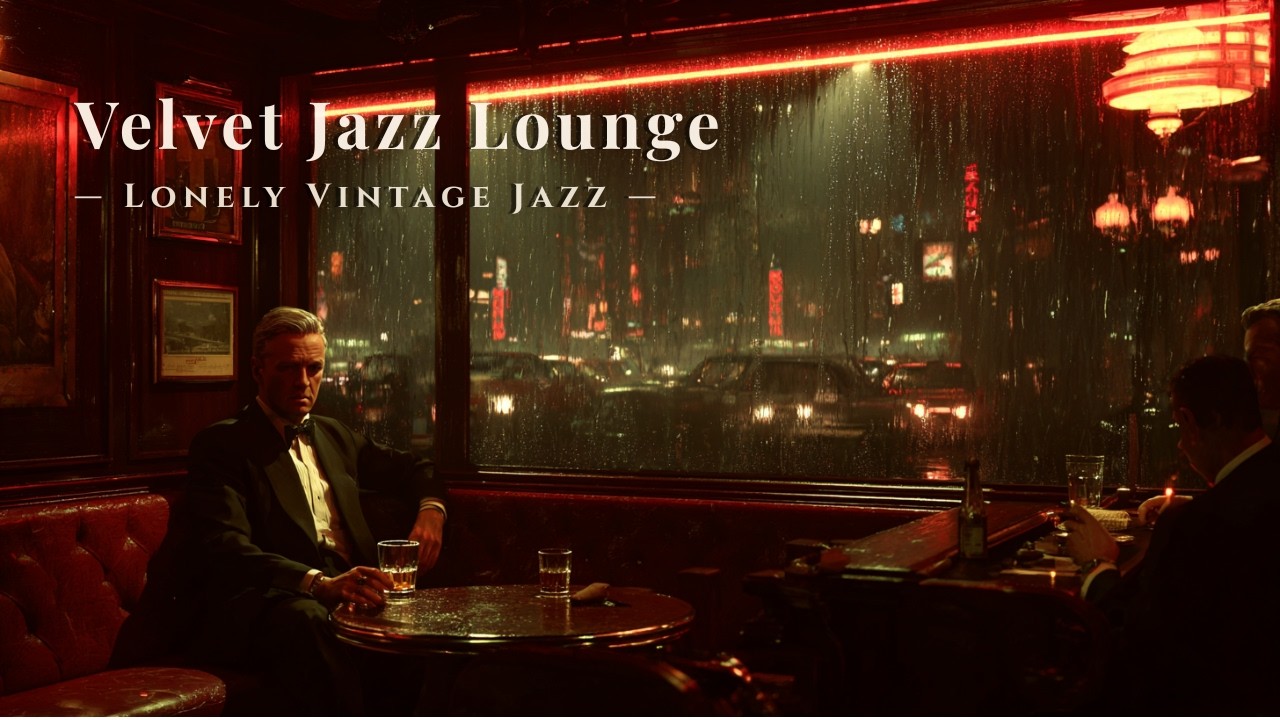 Velvet Jazz Lounge｜Lonely Vintage Jazz Beneath the Neon Rain