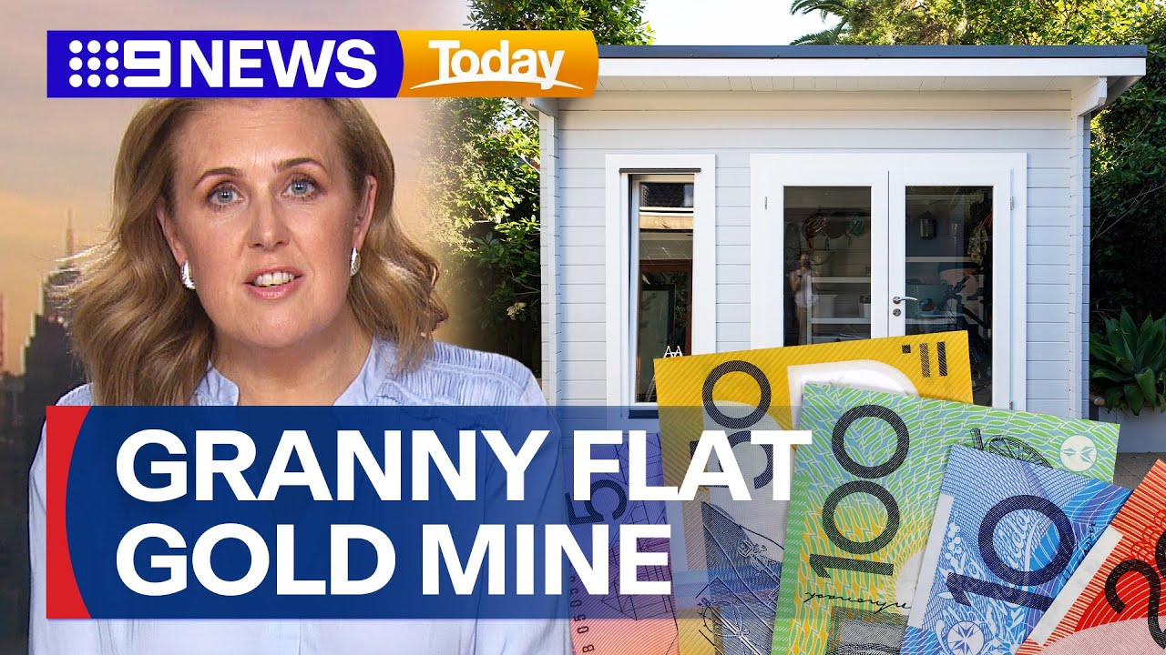Granny flat becomes a major investment for Australian homeowners | 9 News Australia