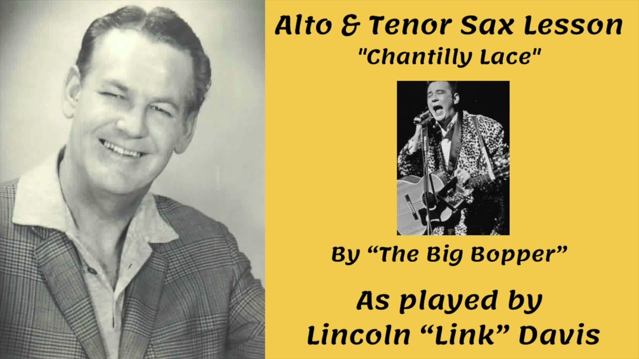 Chantilly Lace Sax Lesson Video