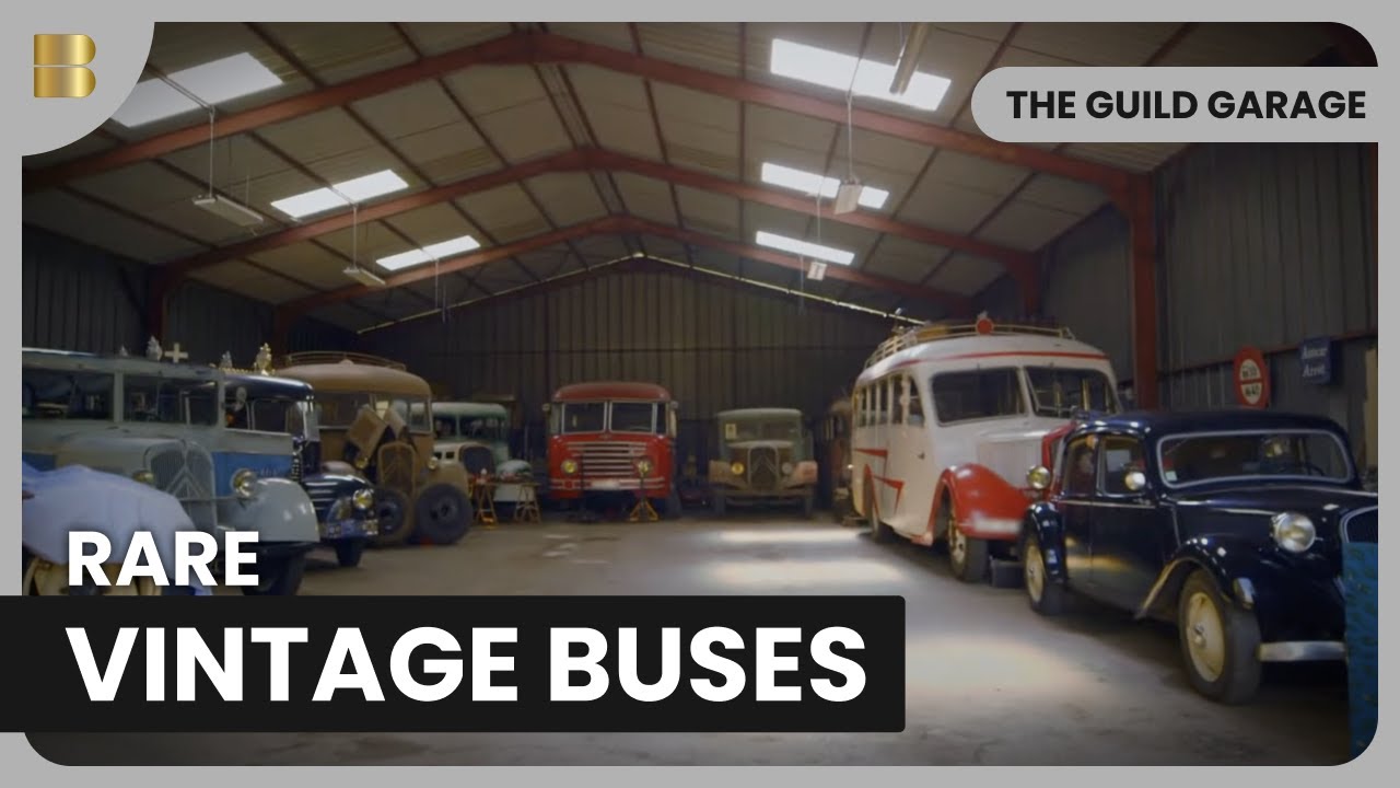 Inside France’s Rare Vintage Bus Garage - The Guild Garage - Car Show
