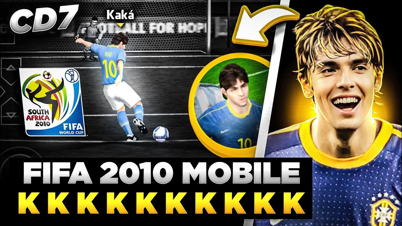 o espetacular FIFA 2010 MOBILE K K K K K K K K K K K K ( versão copa do mundo )