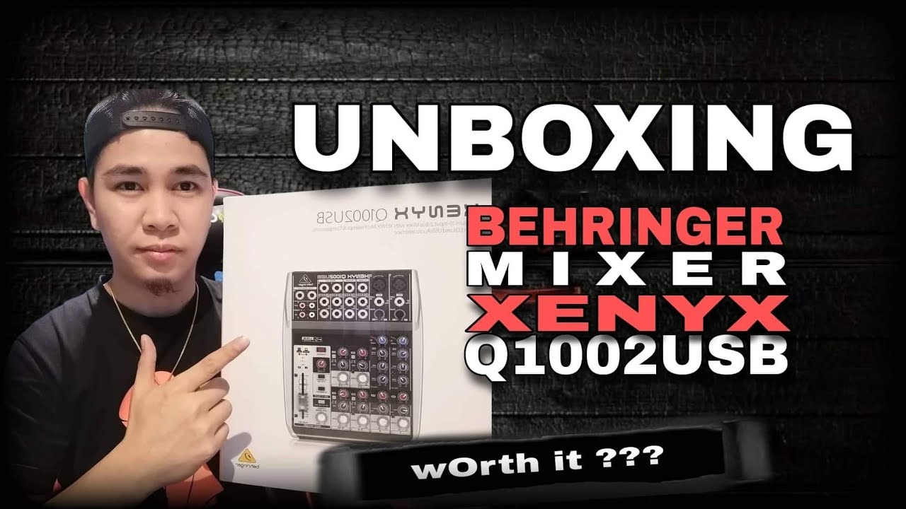 UNBOXING BEHRINGER MIXER XENYX Q1002USB @behringer