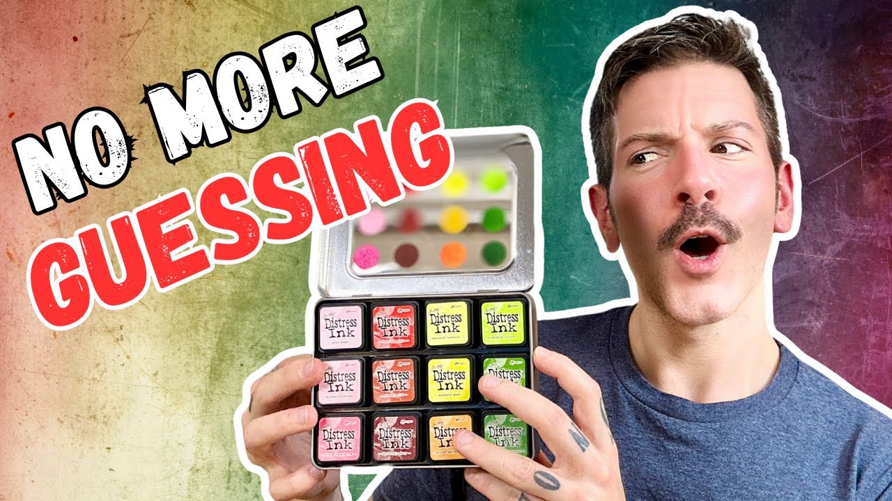 Why I Swatch ALL My Mini Distress Inks This Way (You'll Want to Copy Me!)