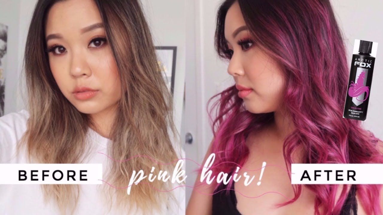 BLONDE TO PINK • Arctic Fox Hair Dye Review 