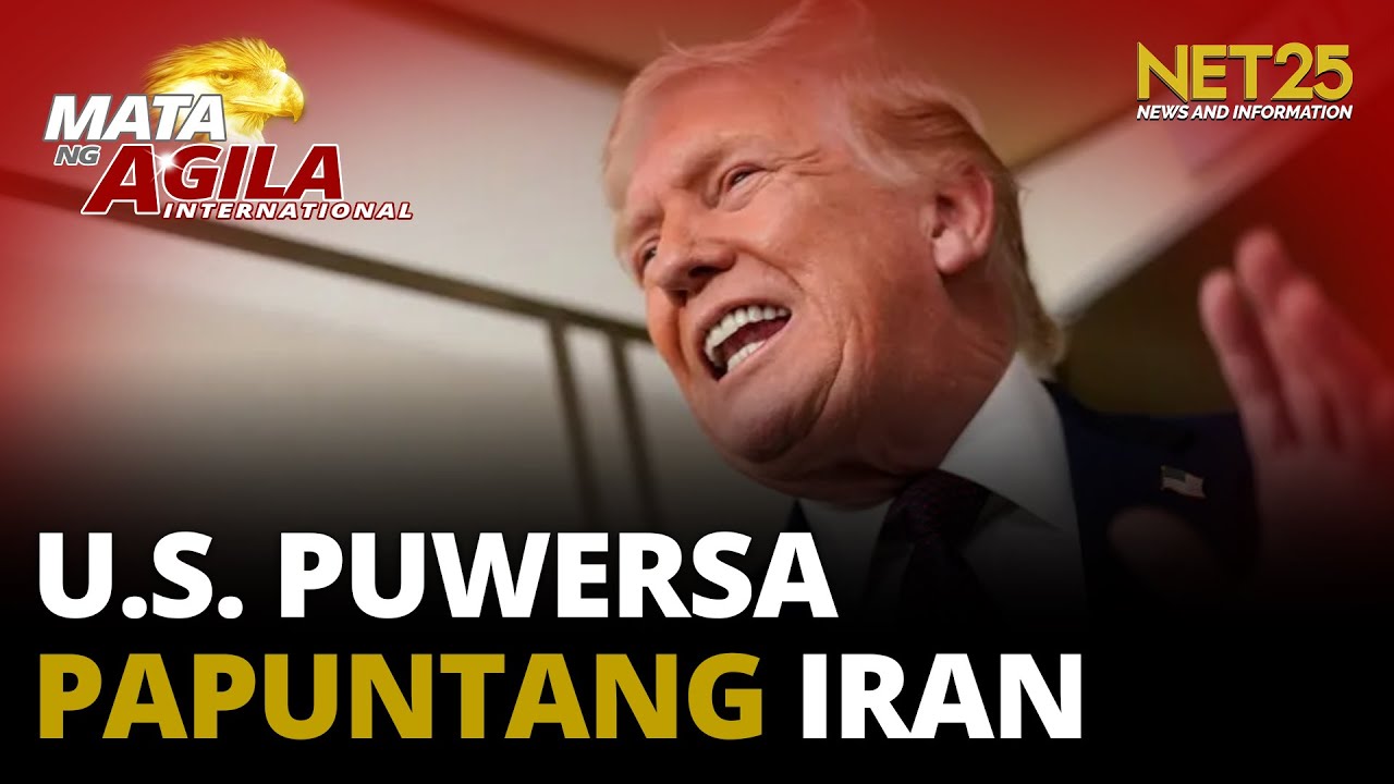 Malaking puwersa ng U.S. patungong Iran, ayon kay Trump