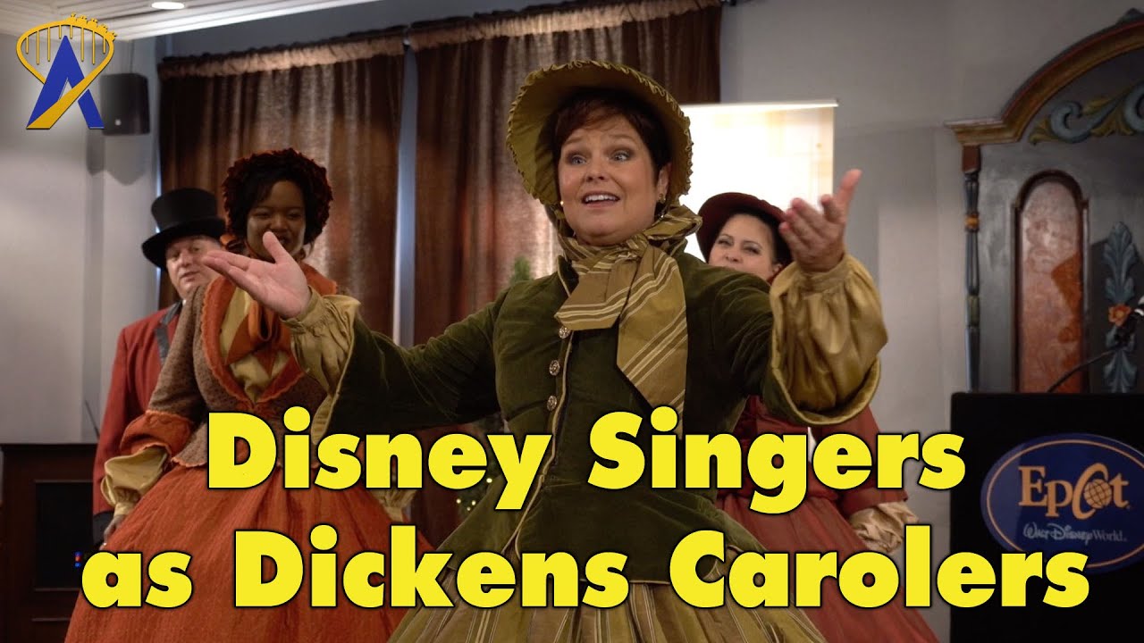 Christmas Songs by Voices of Liberty Dickens Carolers at Private Media Event