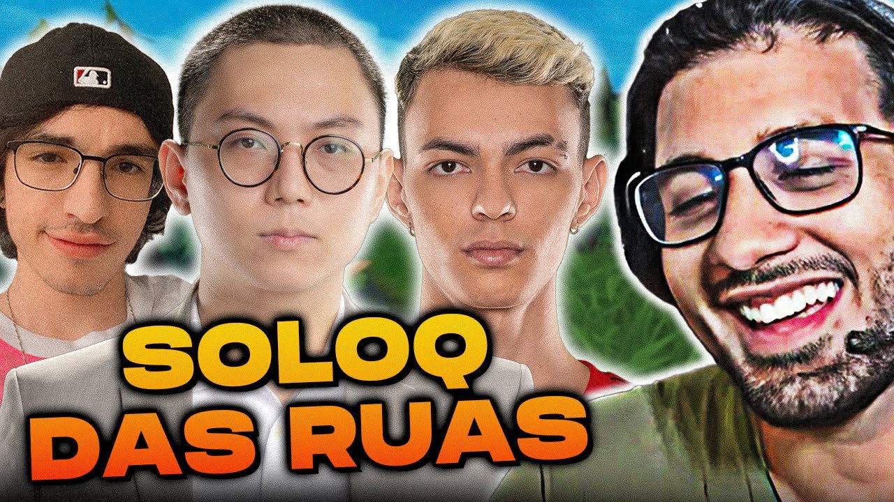 🚨 ABSOLUT, SLEZZY, SEEEL E ASTA JOGARAM JUNTOS NA SOLOQ! ESSE É O VERDADEIRO LOL DAS RUAS