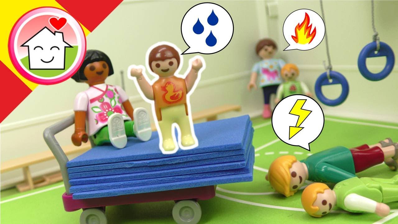 Playmobil en español Gimnasia infantil con Anna en la guardería - La Familia Hauser