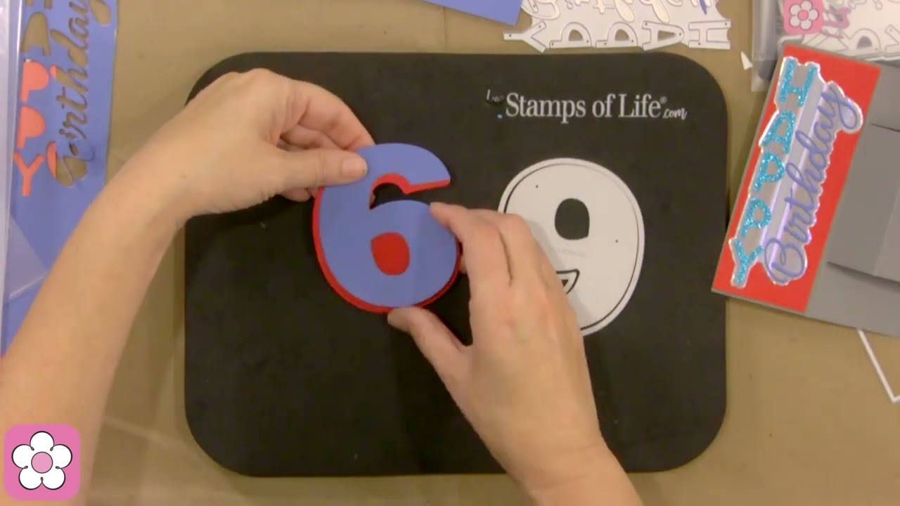 A Quick Birthday Card With Stephanie & The Stamps of Life