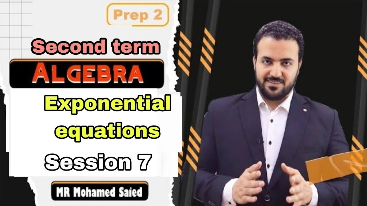 Exponential equations/ prep 2 Algebra