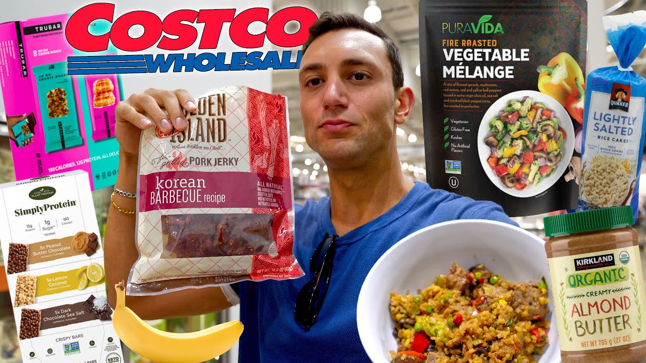 Realistic Full Day of Eating to Build Muscle + Costco Grocery Haul!