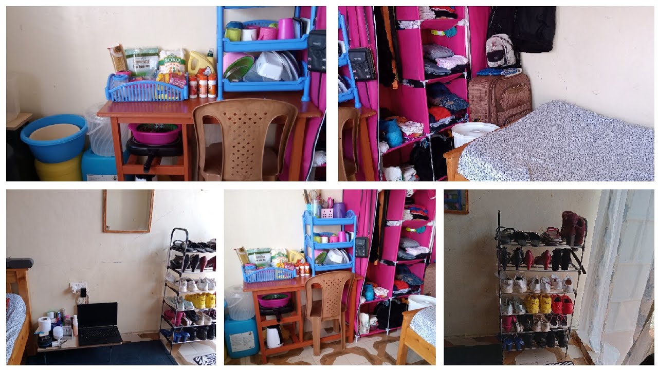 Kenyan Single room tour  part 2🥰#singleroom #livingalone #studioapartmenttour
