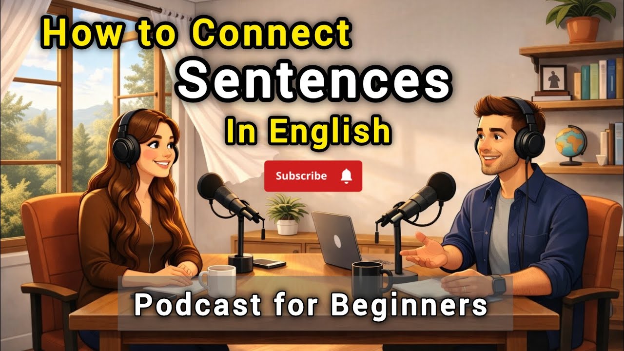How to Connect Sentences in English Naturally | English Listening Practice | English Edge Podcast