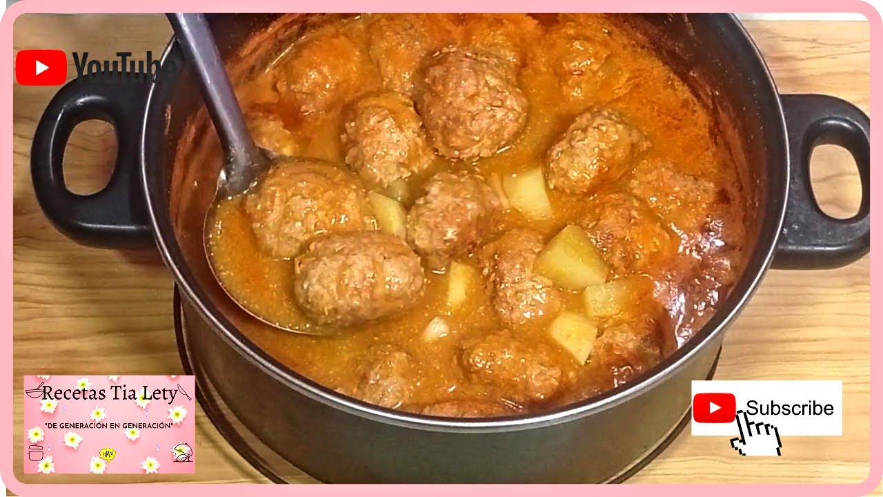 Plato Tradicional Albóndigas de Pollo en Salsa mixta  😋  RECETAS TIA LETY 🇲🇽 💘