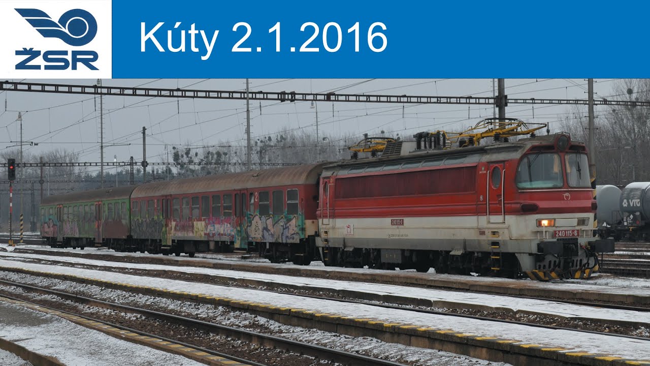 Vlaky Kúty (SK) 2.1.2016