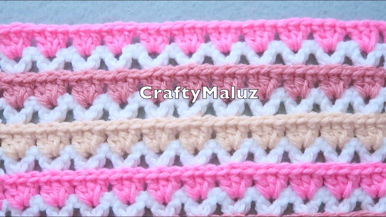CROCHET TUTORIAL : Punto tejido super fácil | punto a crochet muy fácil | Very easy crochet pattern