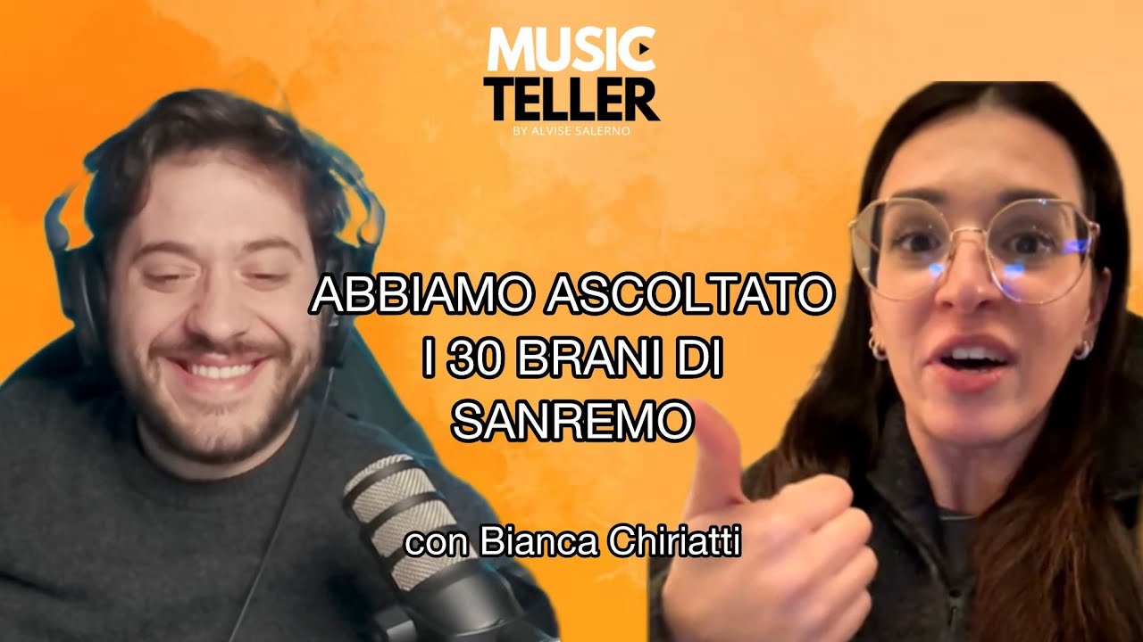 ABBIAMO ASCOLTATO I BRANI DI SANREMO, CON BIANCA CHIRIATTI