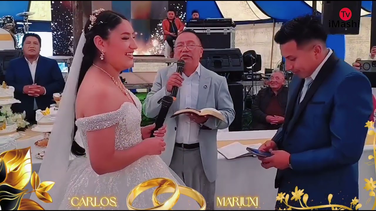 Matrimonio de Carlos y Mariuxi, “Por tanto, lo que Dios ha unido, que no lo separe el hombre”.