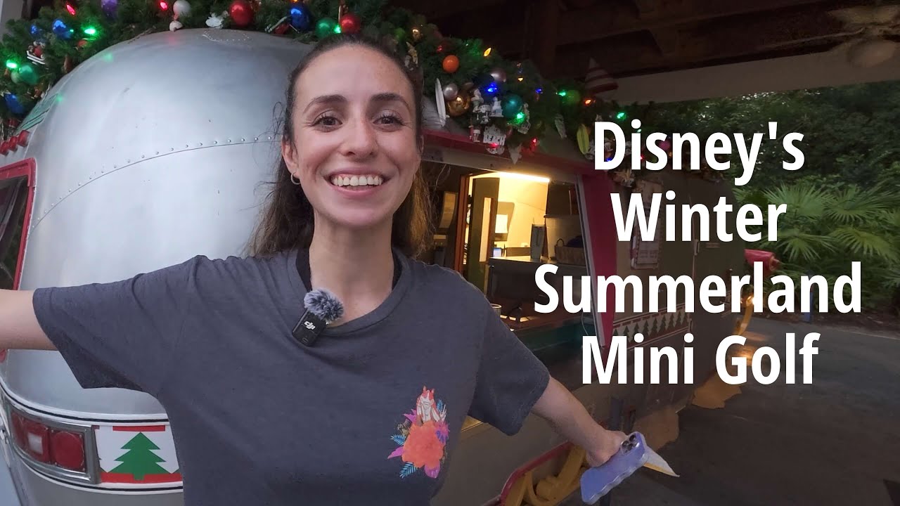 Disney’s Winter Summerland Mini Golf | Christmas in July!