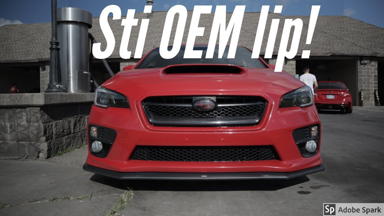 Subaru WRX Front Lip install! | Rear Spats | OEM STI Lip Kit