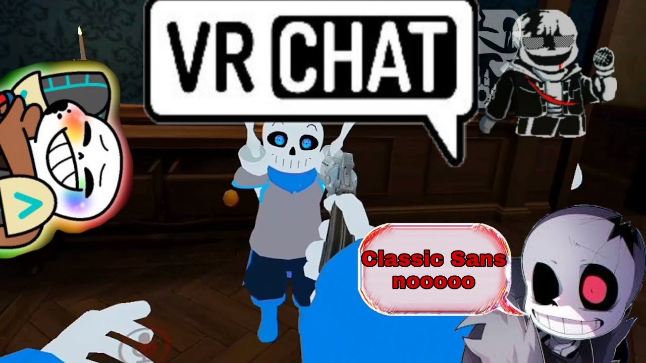 (VrChat Funny Moment) Sans phase 3 What is going to happen